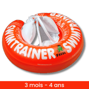 Bouée Swimtrainer classique rouge : pour enfants de 3 mois à 4 ans.