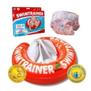 Pack Swimtrainer e costume contenitivo rosa